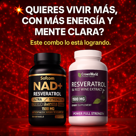 COMBO NAD+ Y RESVERATROL