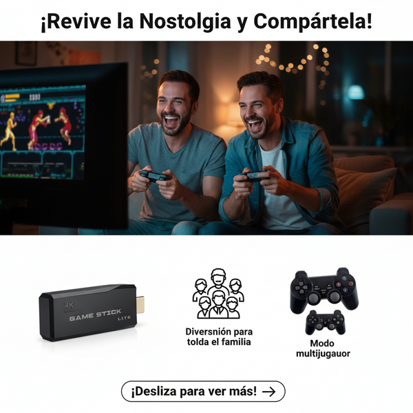 Consola Retro Diversión Clásica